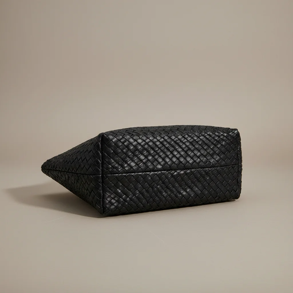 Sac tressé femme simili cuir voyage - Vue 3 - sac tressé