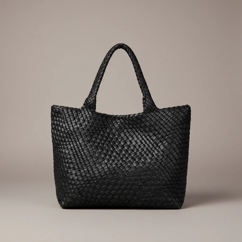Sac tressé femme simili cuir voyage - Vue 7 - sac tressé