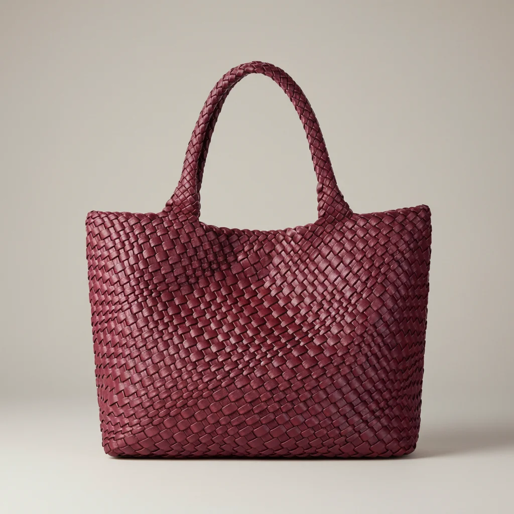 Sac tressé femme simili cuir voyage - Vue 9 - sac tressé