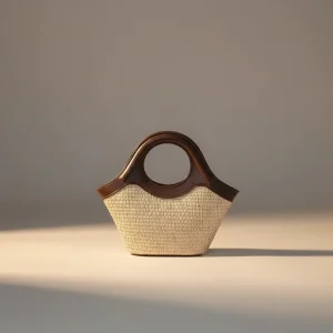 Sac tressé paille anse originale femme - Vue 2 - sac tressé