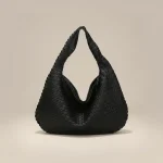 Sac tressé porté épaule simili cuir 15 pouces - Vue 1 - sac tressé