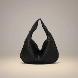Sac tressé porté épaule simili cuir 15 pouces - Vue 2 - sac tressé