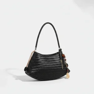 Sac tressé simili cuir élégant vintage - Vue 2 - sac tressé