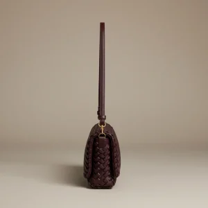 Sac tressé simili cuir structuré - Vue 2 - sac tressé